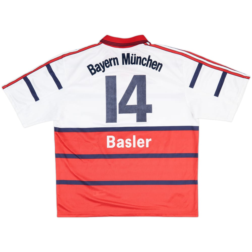 1998-00 Bayern Munich Away Shirt Basler #14 - 7/10 - (XL)