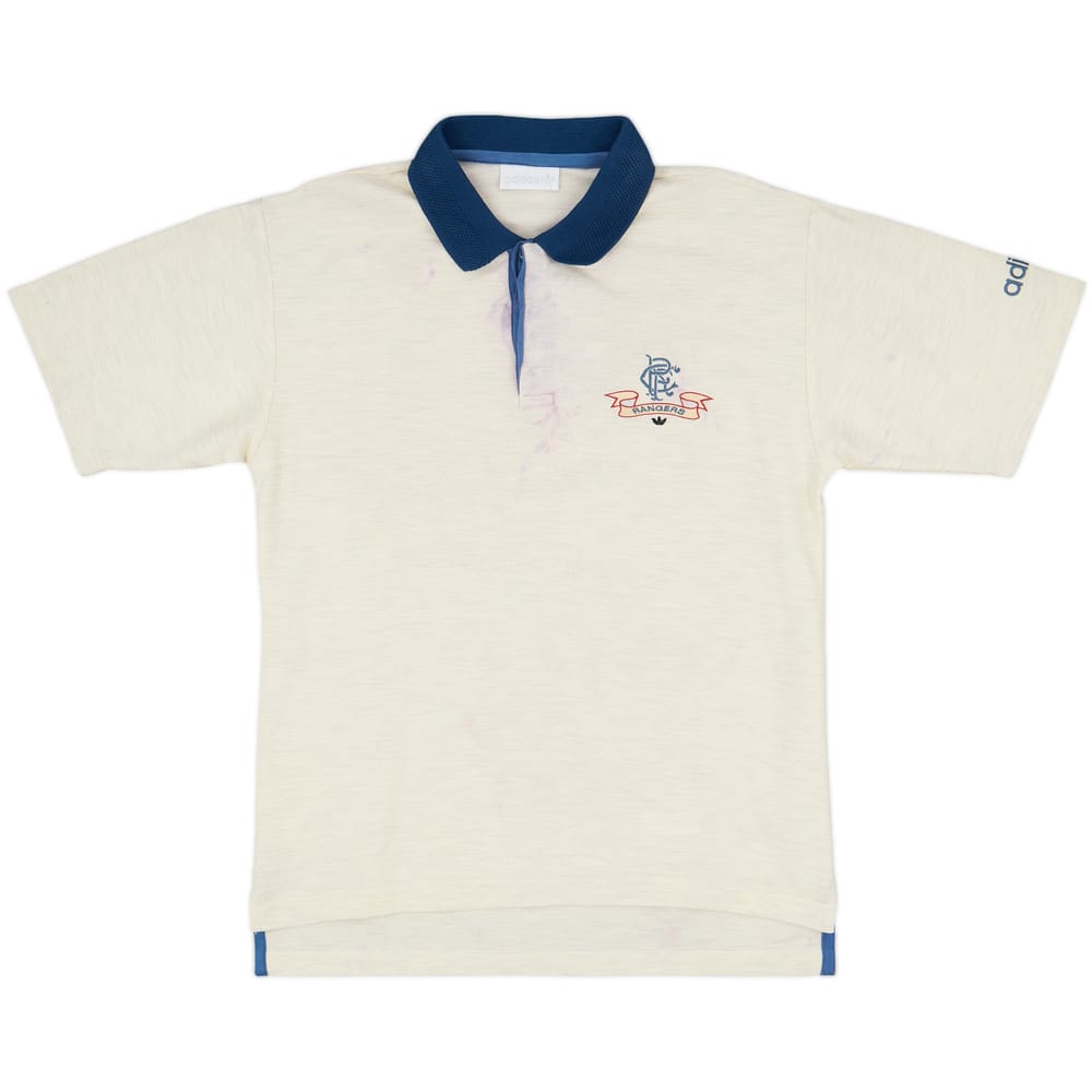 1992-93 Rangers adidas Polo Shirt - 4/10 - (M/L)