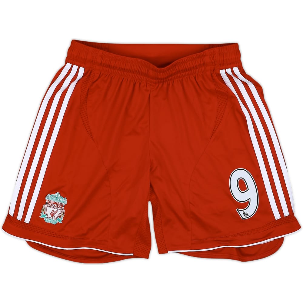 2006-08 Liverpool Home Shorts #9 (Torres) - 10/10 - (M)