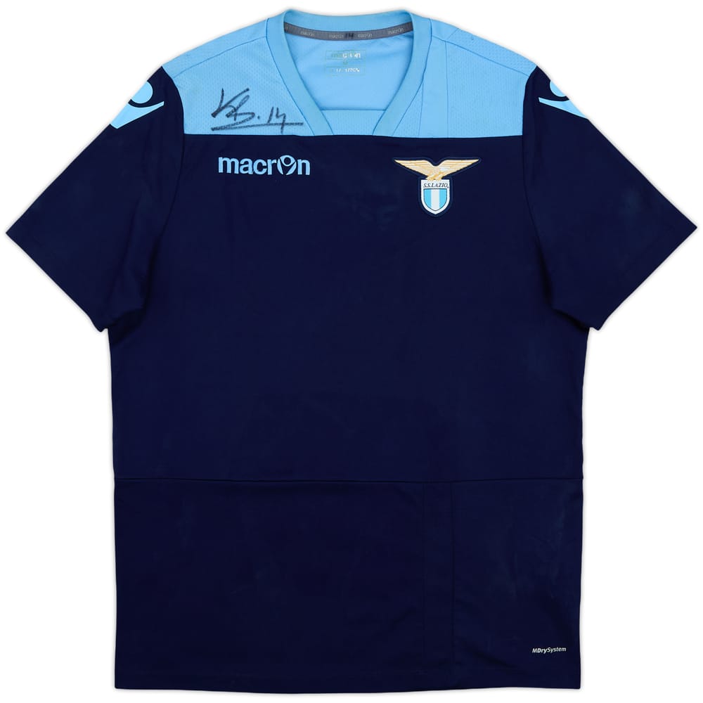 2017-18 Lazio Signed Macron Training Shirt - 8/10 - (M)