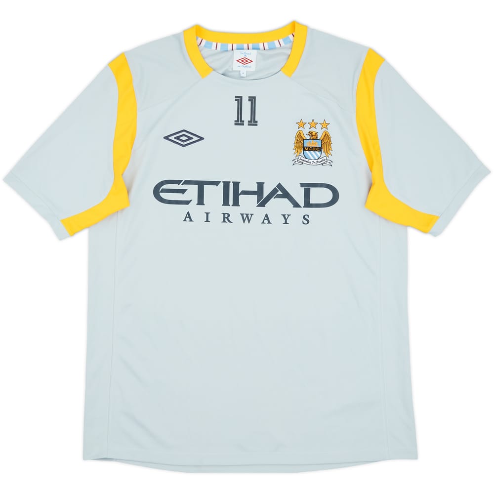 2011-12 Manchester City Umbro Player Issue Training Shirt #11 - 9/10 - (M)