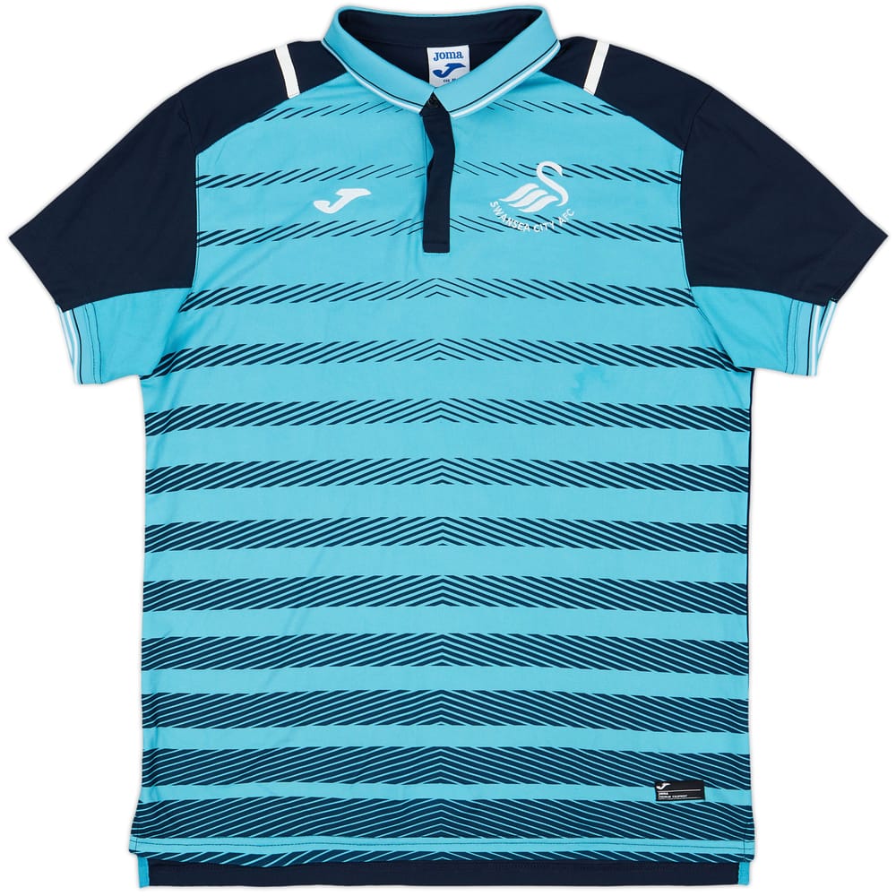 2016-17 Swansea Joma 1/4 Zip Polo Shirt - 8/10 - (Women's M)