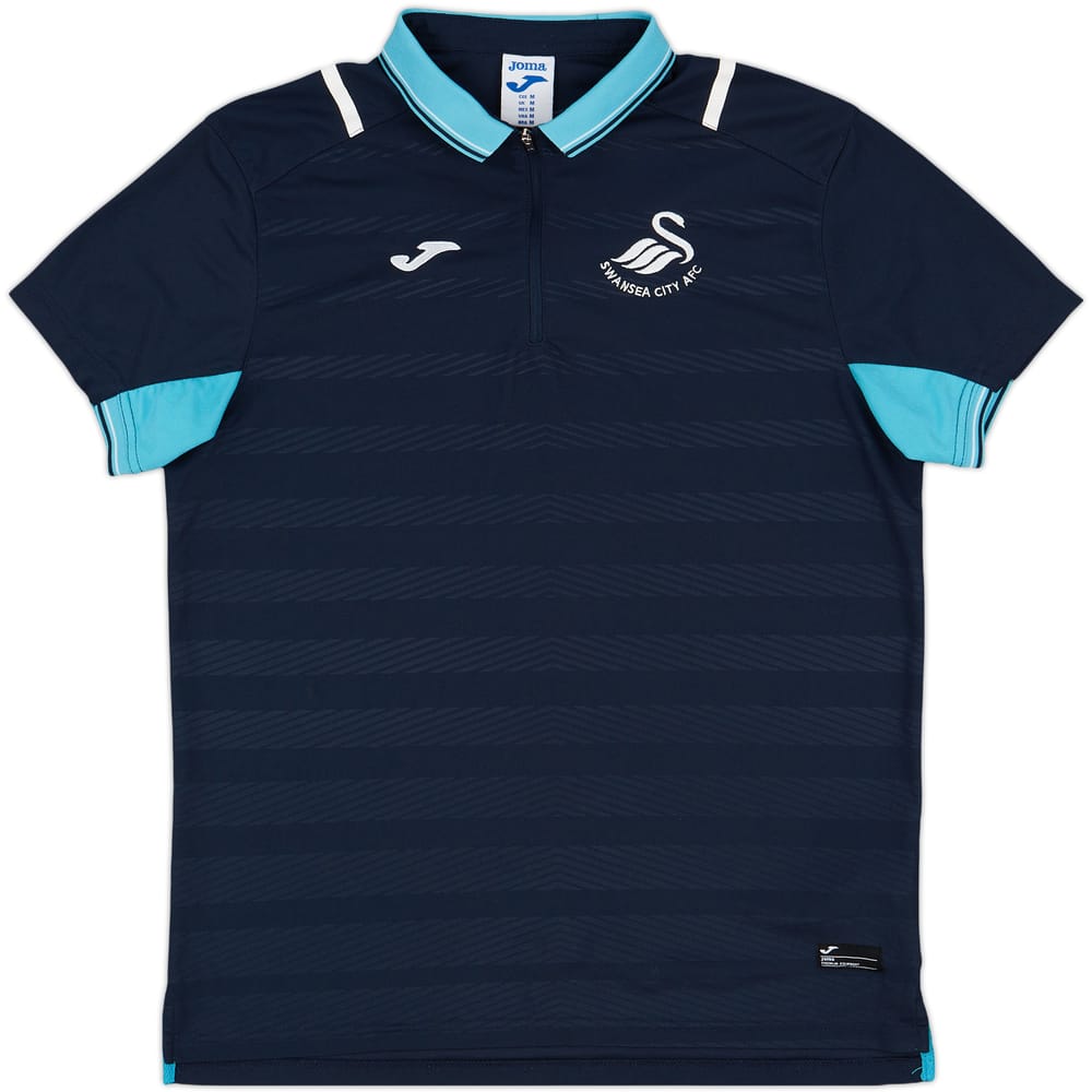 2016-17 Swansea Joma 1/4 Zip Polo Shirt - 8/10 - (Women's M)