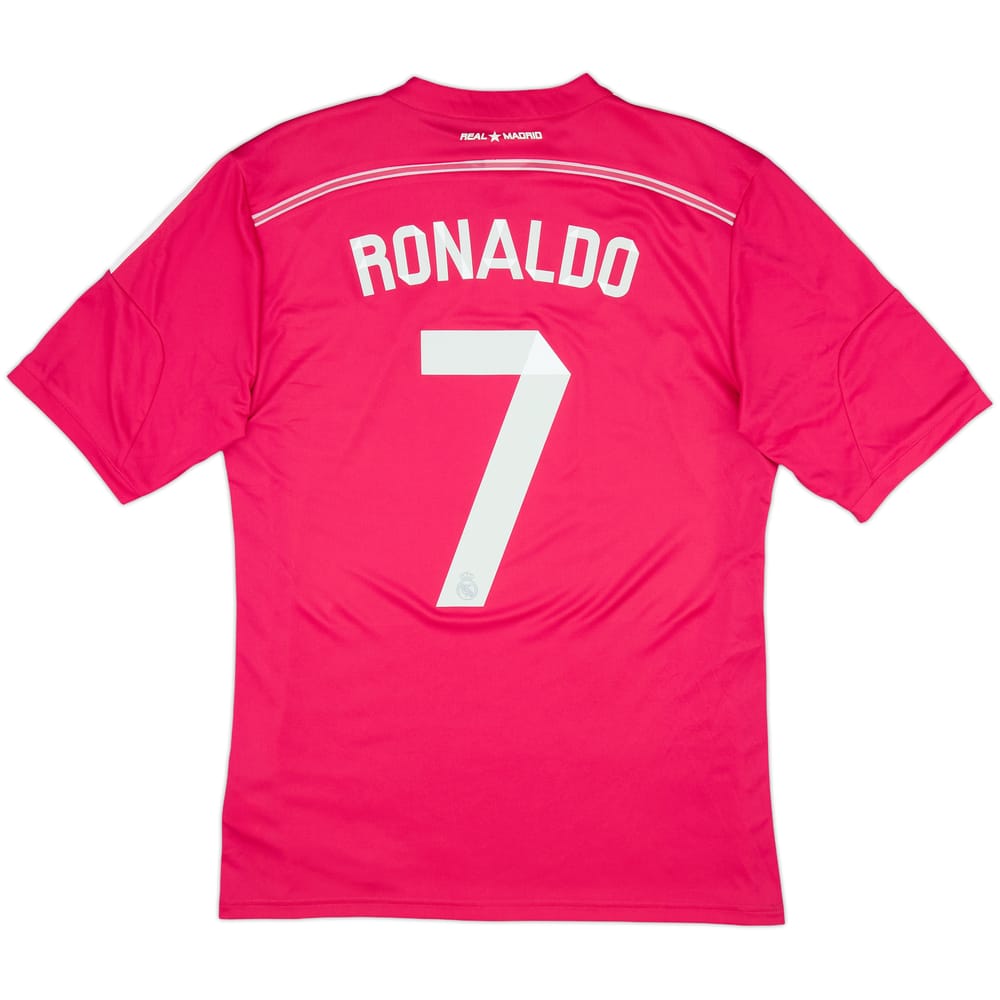 2014-15 Real Madrid Camiseta Visitante Ronaldo #7 (L)