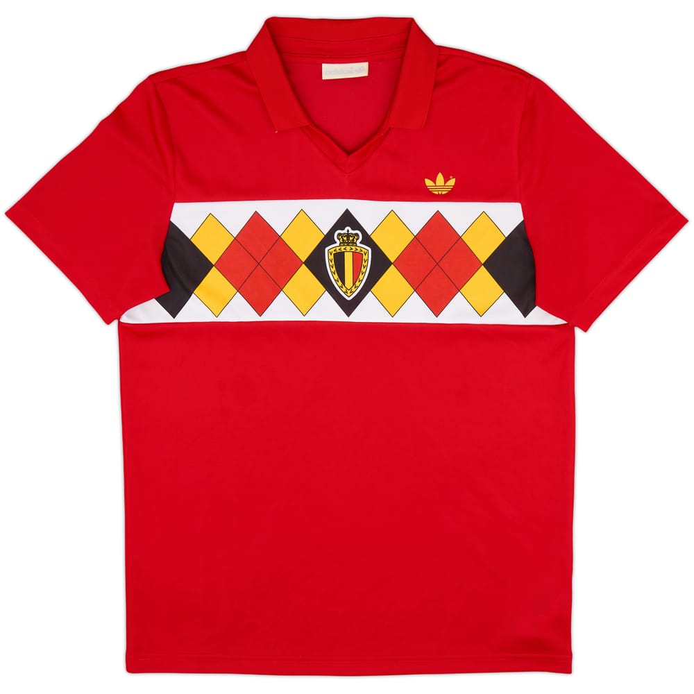 2018 Belgium adidas Originals Retro 1984 Home Shirt #16 - 7/10 - (M)