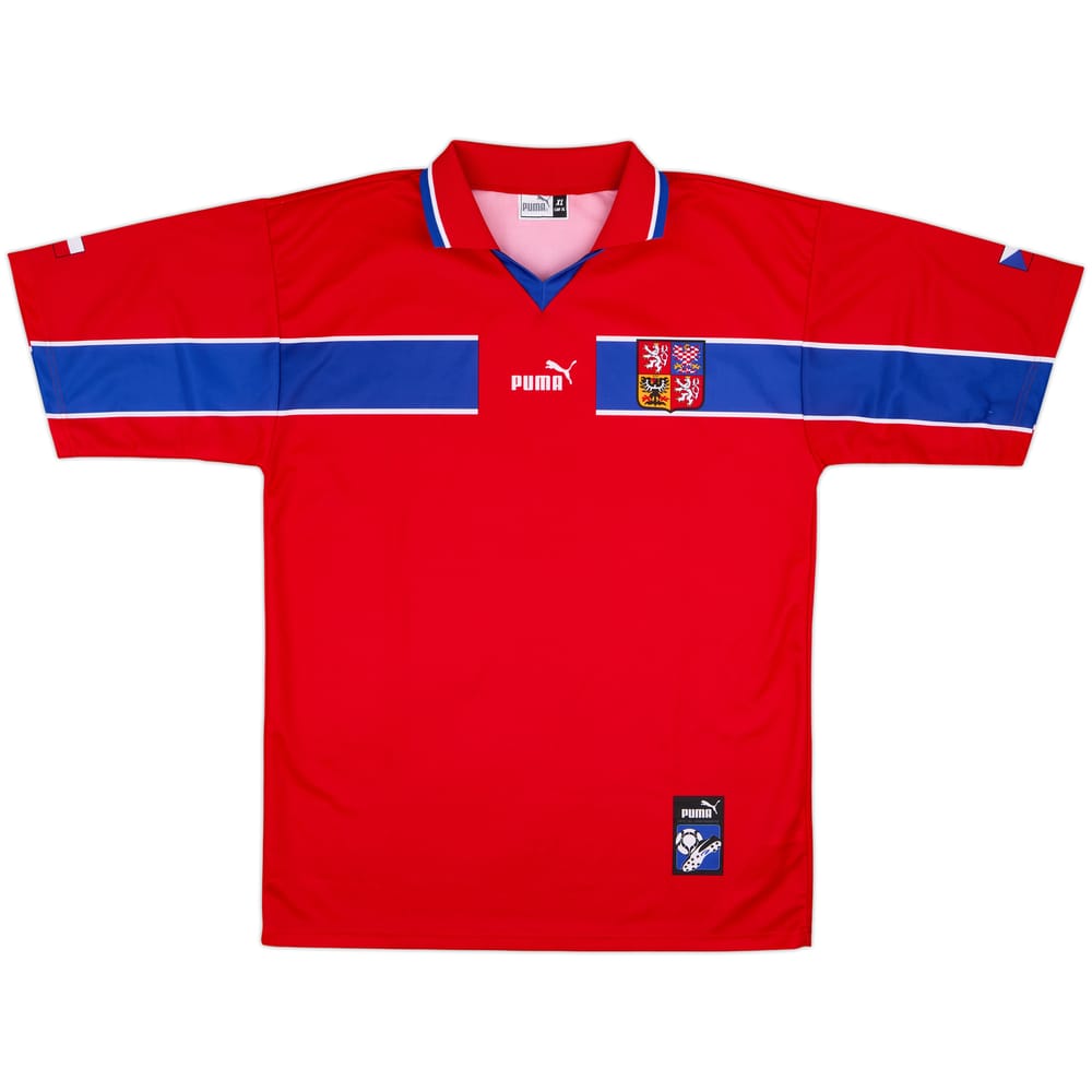 1998-00 Czech Republic Basic Home Shirt - 10/10 - (XL)