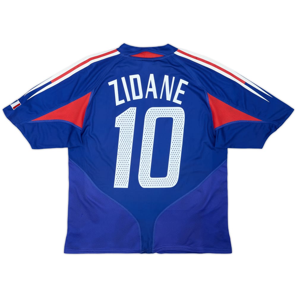 2004-06 France Home Shirt Zidane #10 - 5/10 - (S)