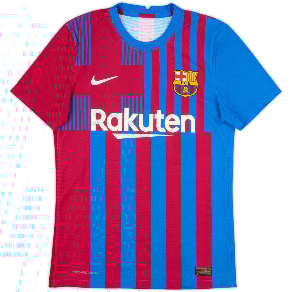 2021-22 Barcelona Authentic Home Shirt - 8/10 - (S)