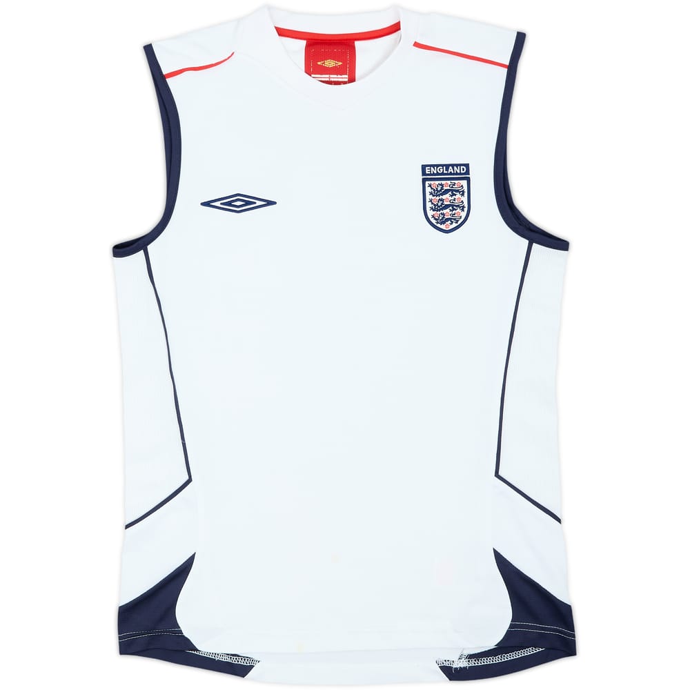 2006-08 England Umbro Training Vest - 8/10 - (S)