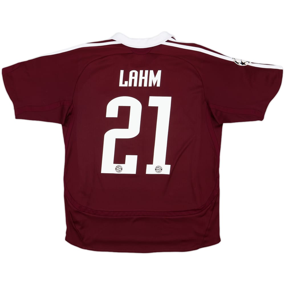2006-07 Bayern Munich CL Shirt Lahm #21 - 7/10 - (XL.Boys)