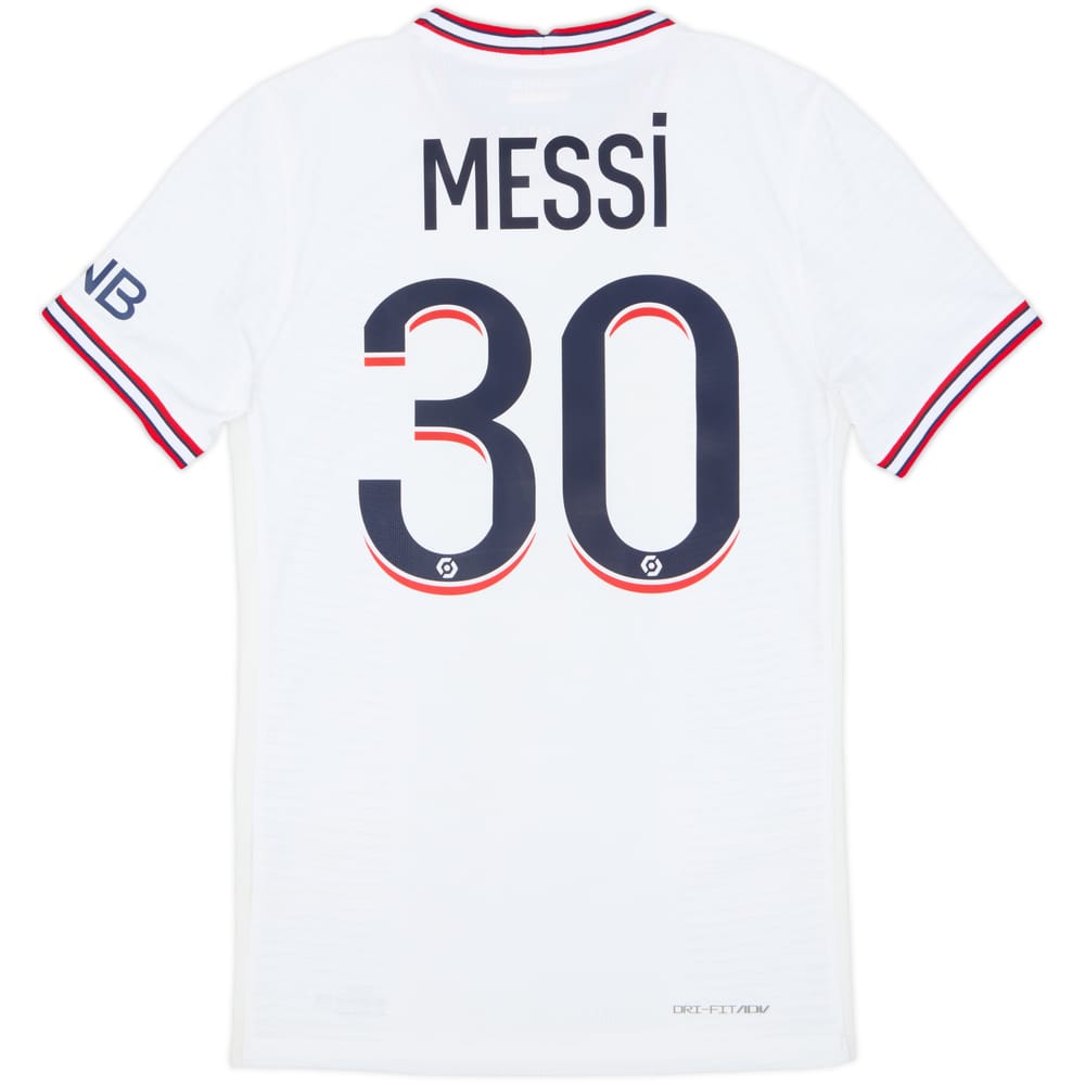 2021-22 Paris Saint-Germain Authentic Fourth Shirt Messi #30 - 8/10 - (XS)
