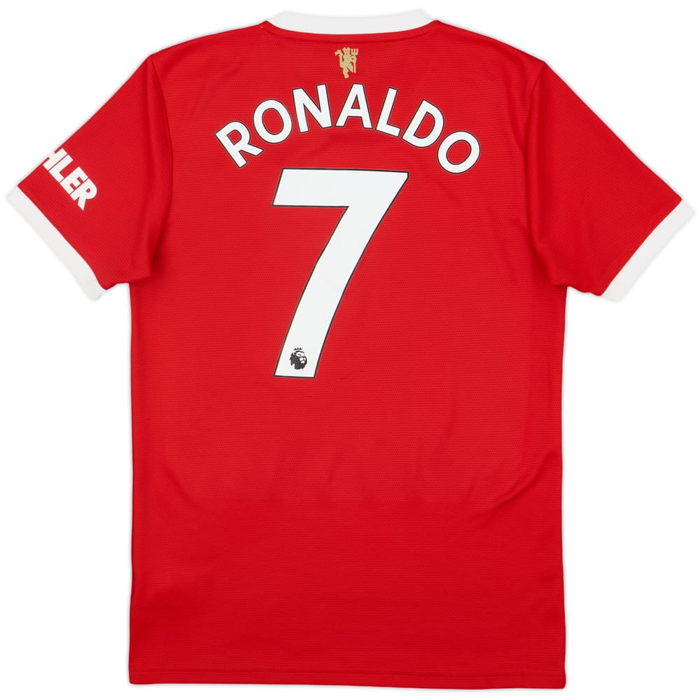 2021-22 Manchester United Home Shirt Ronaldo #7 - 9/10 - (S)