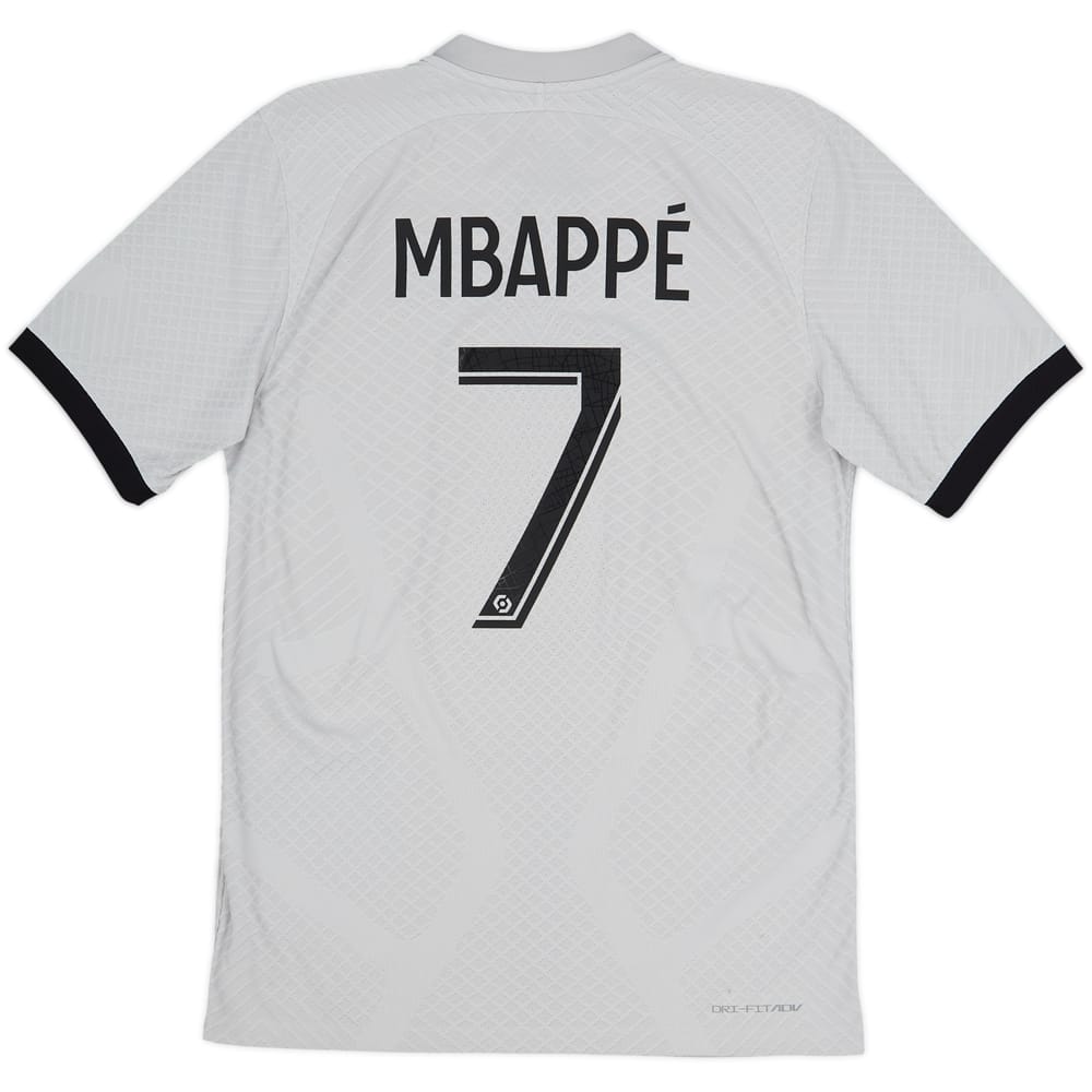 2022-23 Paris Saint-Germain Authentic Away Shirt Mbappe #7 - 8/10 - (S)