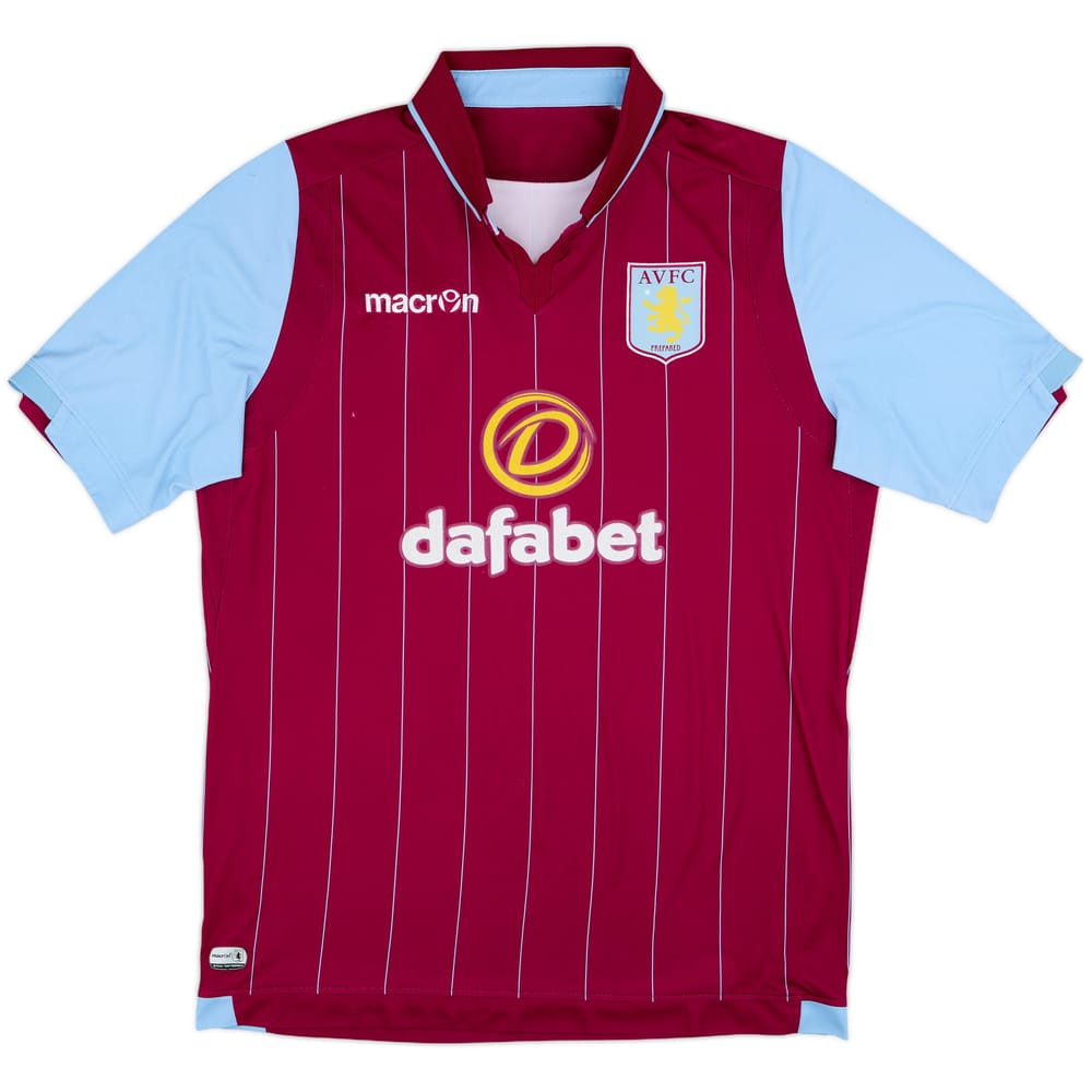 2014-15 Aston Villa Home Shirt - 5/10 - (XL)