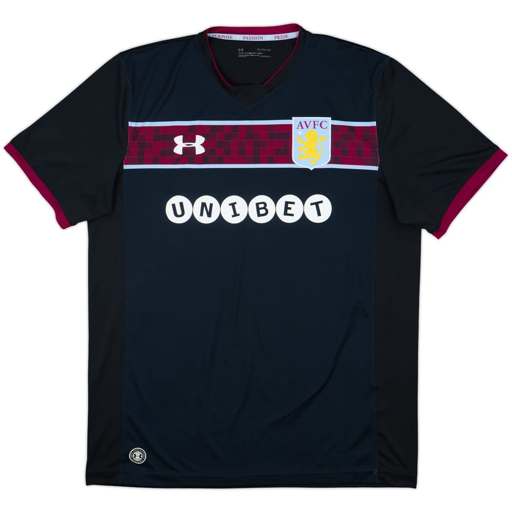 2017-18 Aston Villa Away Shirt - 9/10 - (XL)