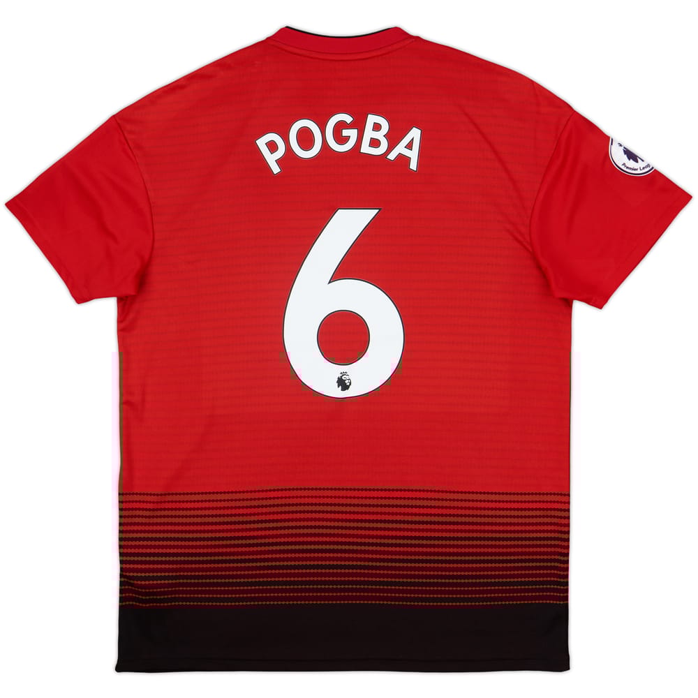 2018-19 Manchester United Home Shirt Pogba #6 - 8/10 - (L)