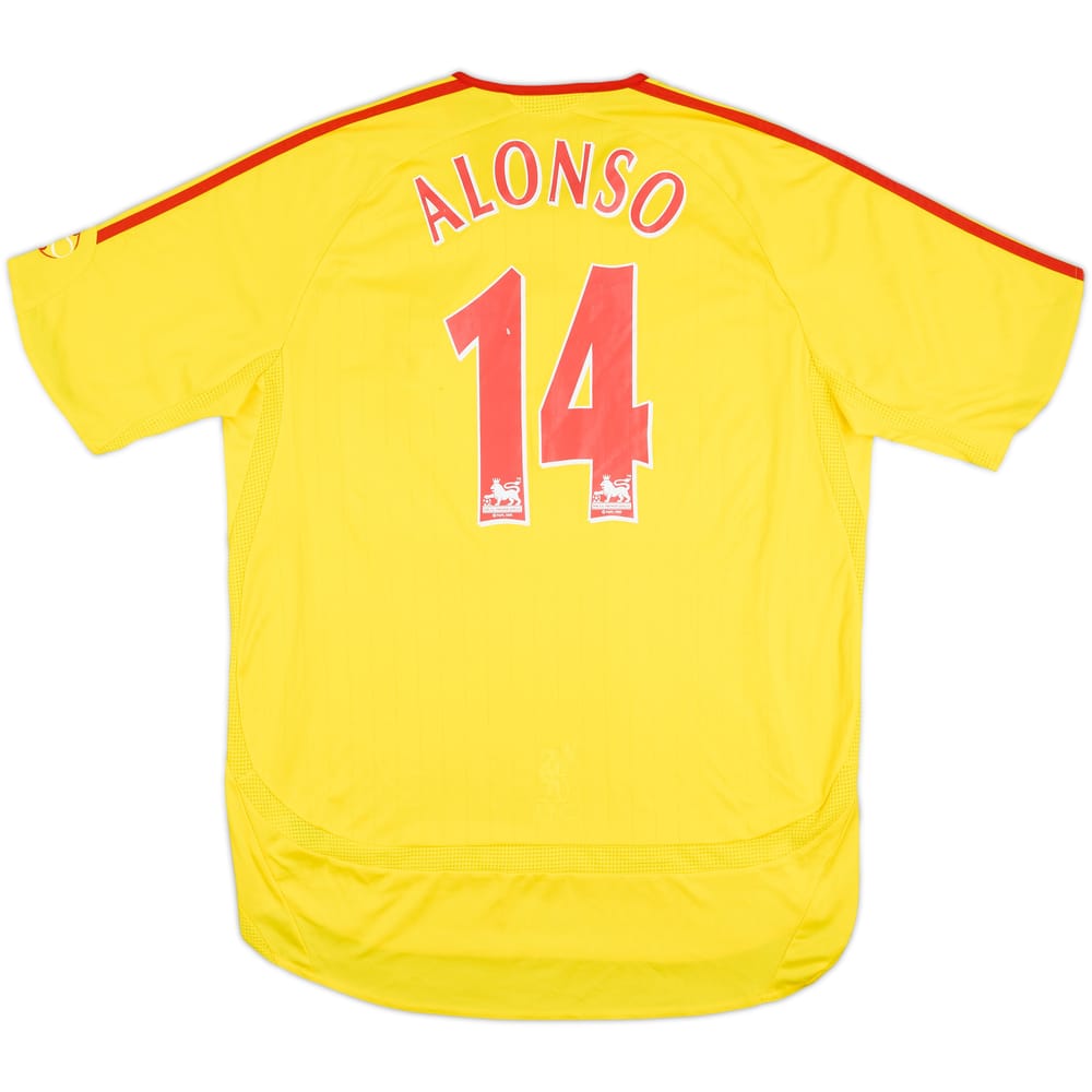 2006-07 Liverpool Away Shirt Alonso #14 - 7/10 - (L)