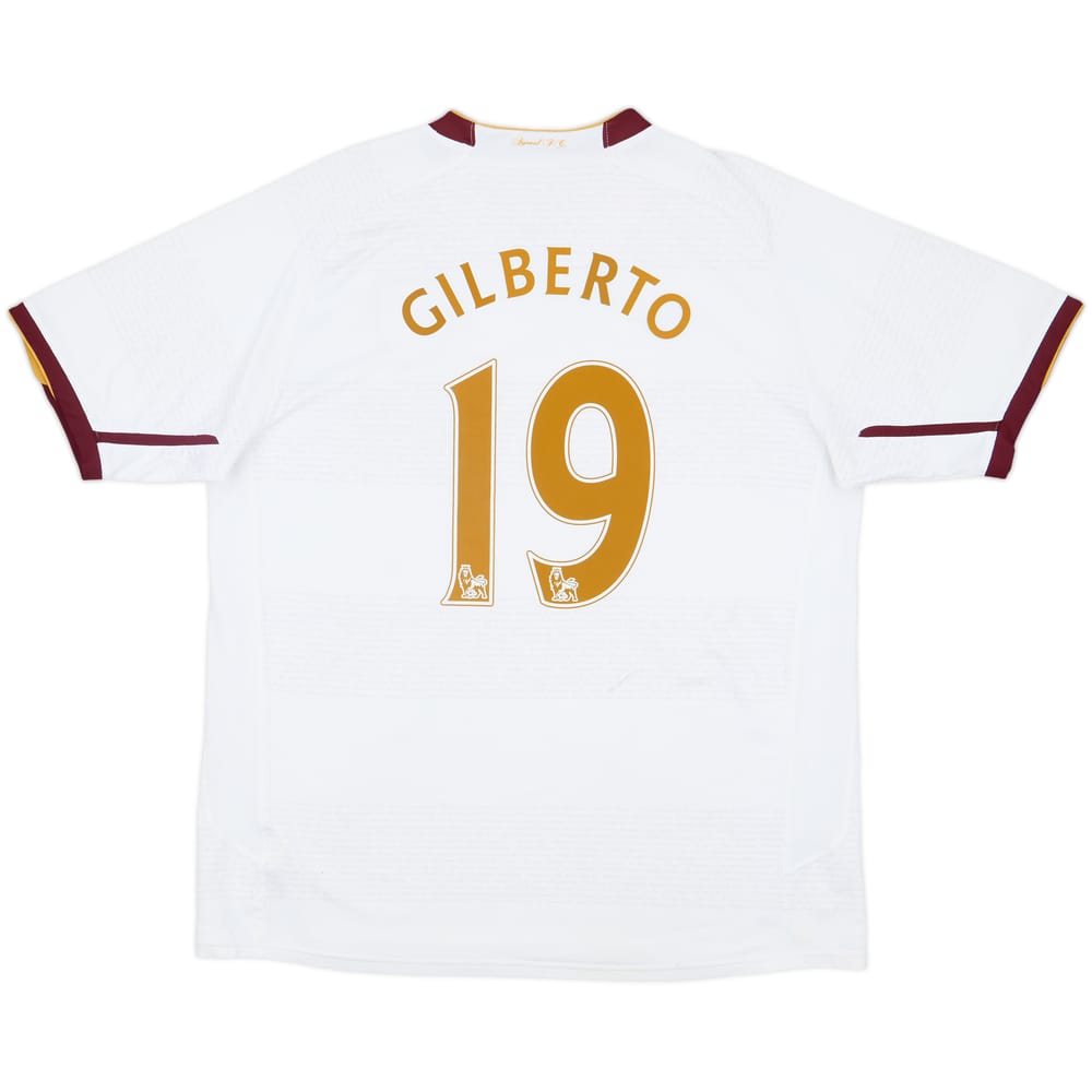 2007-08 Arsenal Away Shirt Gilberto #19 - 6/10 - (XXL)