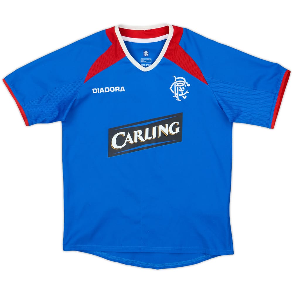 2003-05 Rangers Home Shirt - 8/10 - (S.Boys)