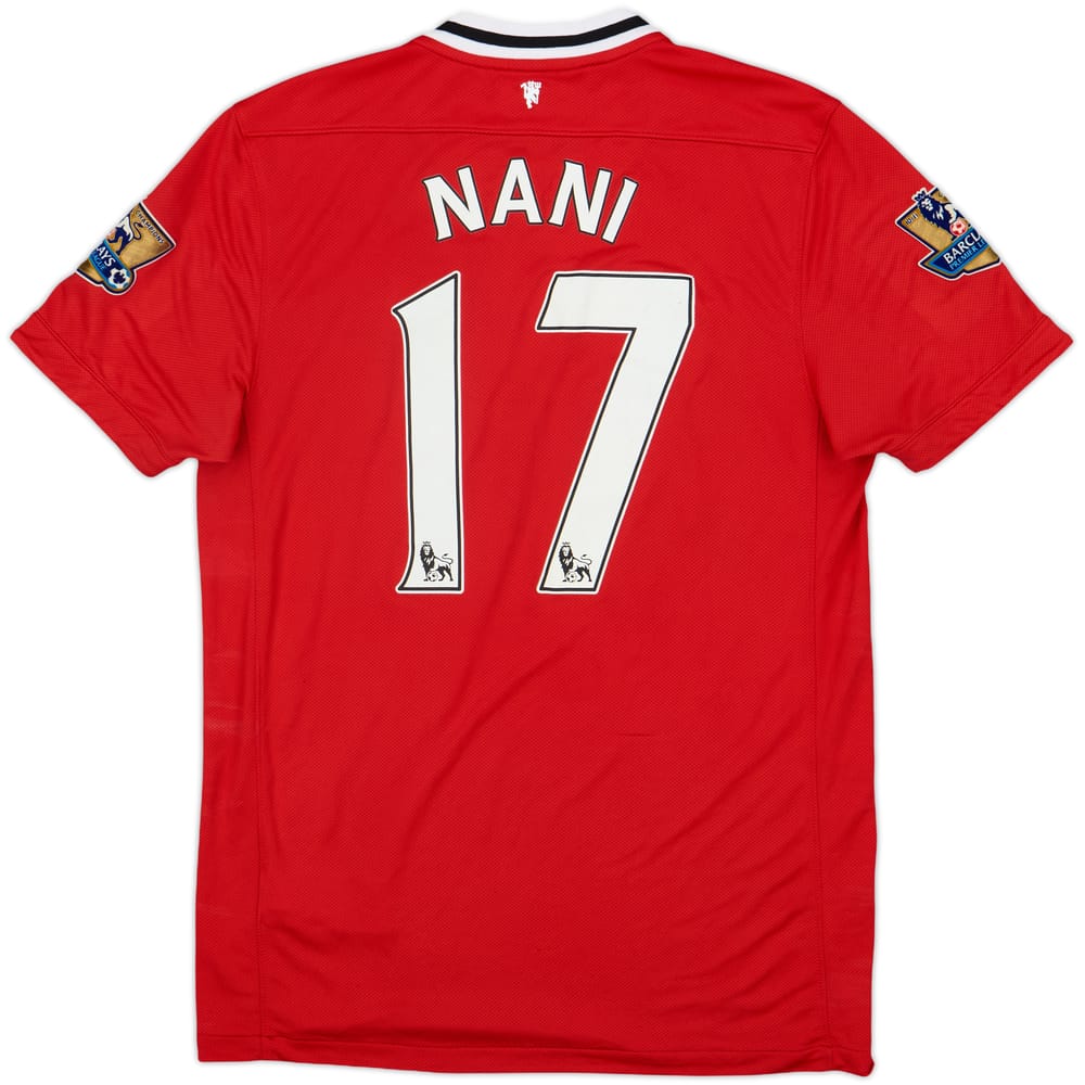 2011-12 Manchester United Home Shirt Nani #17 - 7/10 - (M)