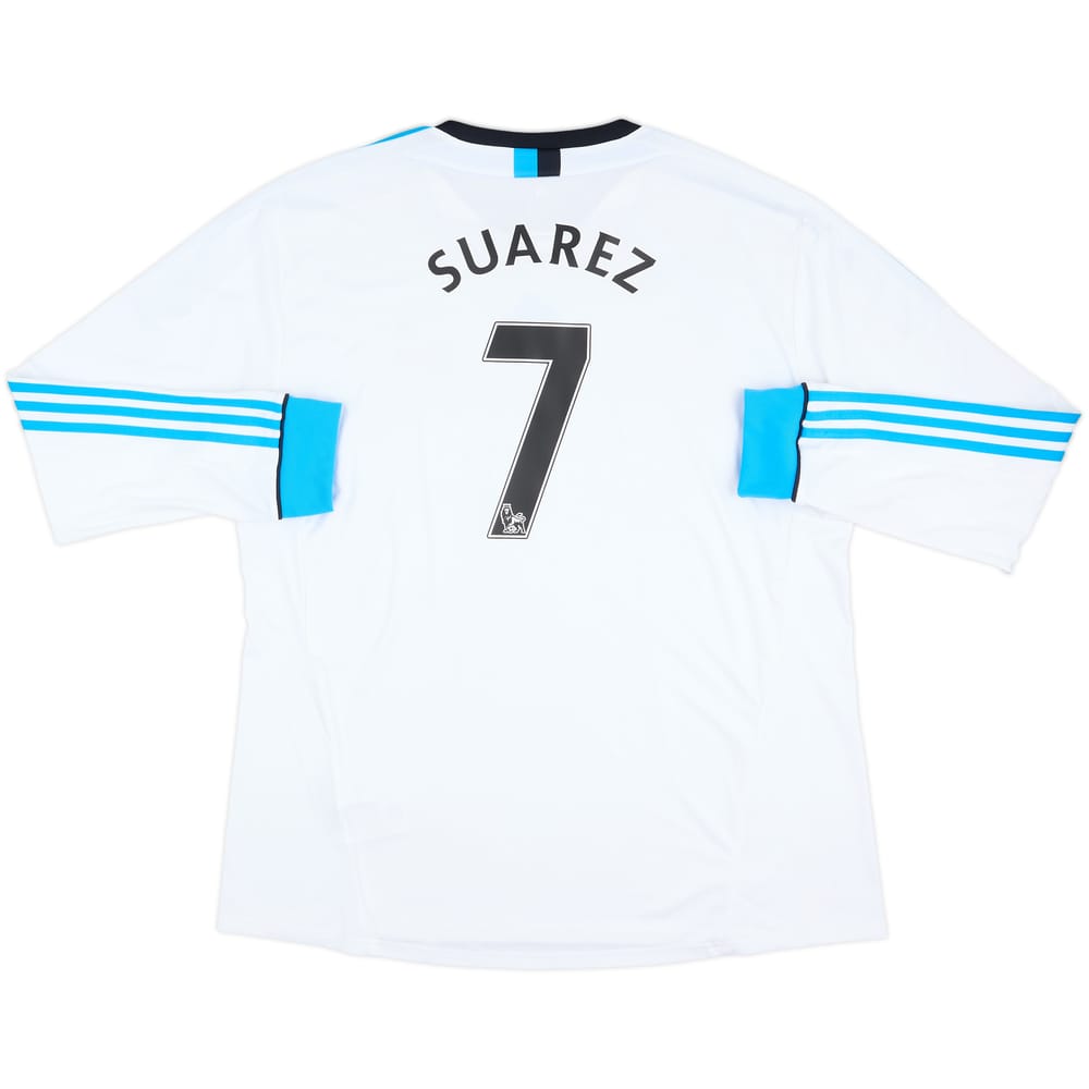 Camiseta de la tercera equipación de manga larga del Liverpool 2011-12 Suarez #7 - 9/10 - (3XL)