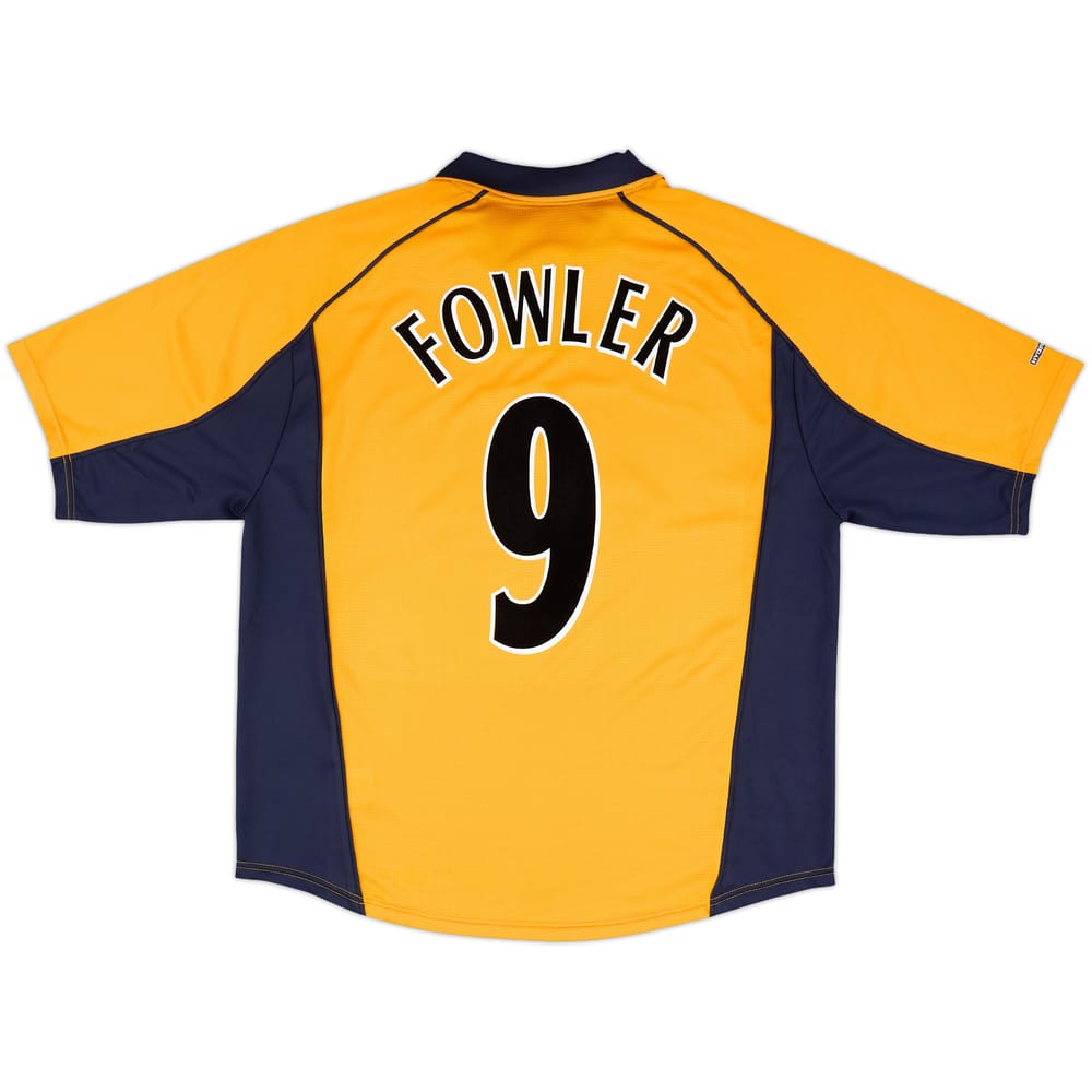 2000-02 Liverpool Away Shirt Fowler #9 - 9/10 - (L)
