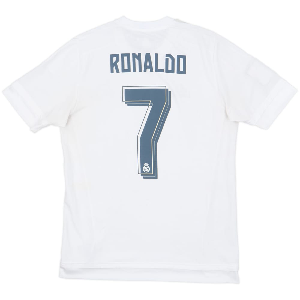 2015-16 Real Madrid Home Shirt Ronaldo #7 - 5/10 - (M)