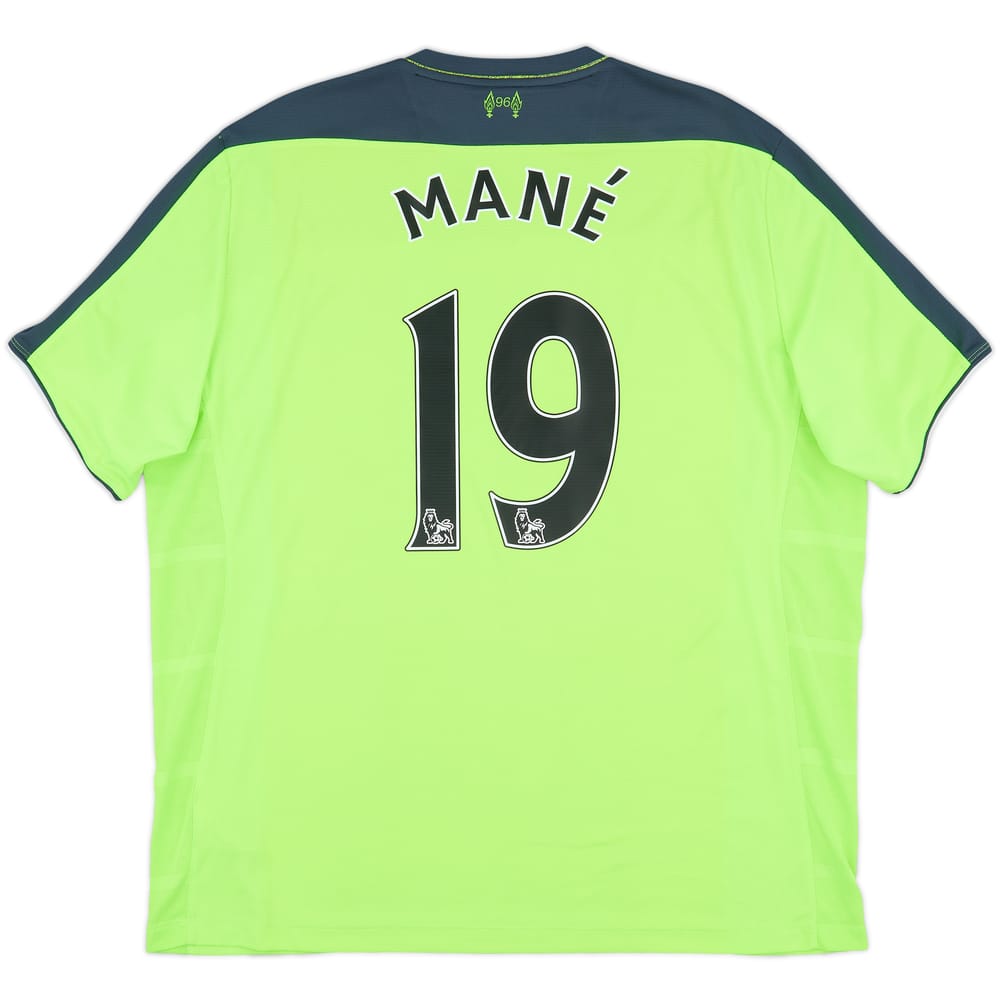 2016-17 Liverpool Third Shirt Mane #19 - 5/10 - (XXL)