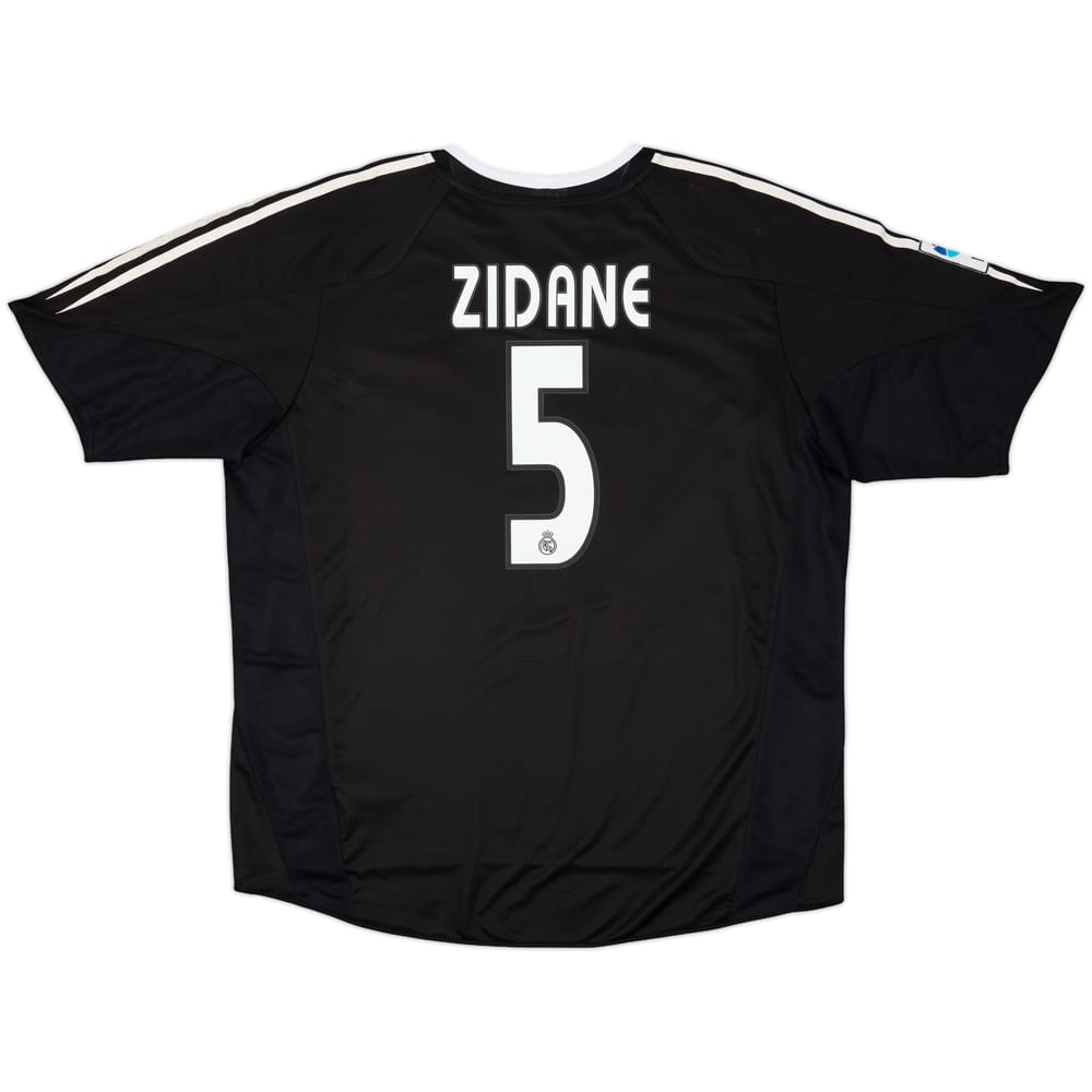 2004-05 Real Madrid Away Shirt Zidane #5 - 5/10 - (XL)