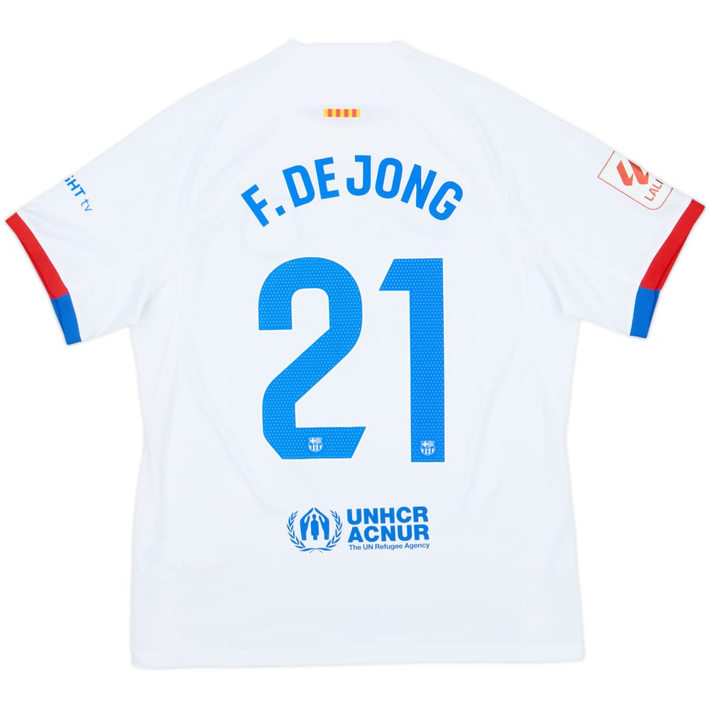 2023-24 Barcelona Away Shirt F. De Jong #21 - 8/10 - (L)