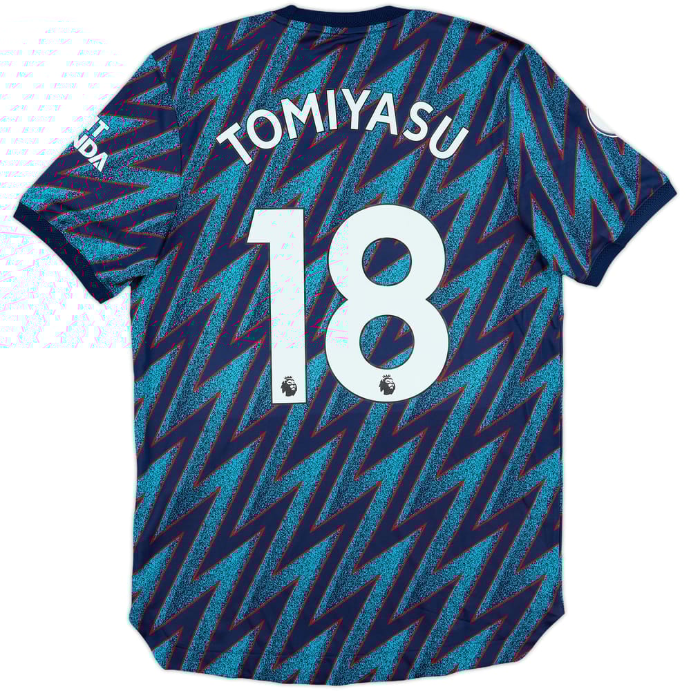 2021-22 Arsenal Authentic Third Shirt Tomiyasu #18 - 9/10 - (M)