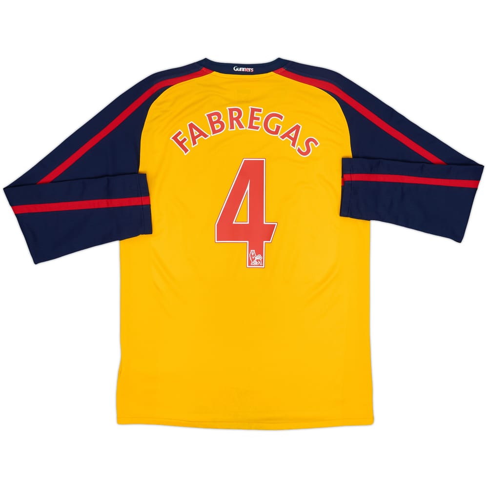 2008-09 Arsenal Away L/S Shirt Fabregas #4 - 7/10 - (M)
