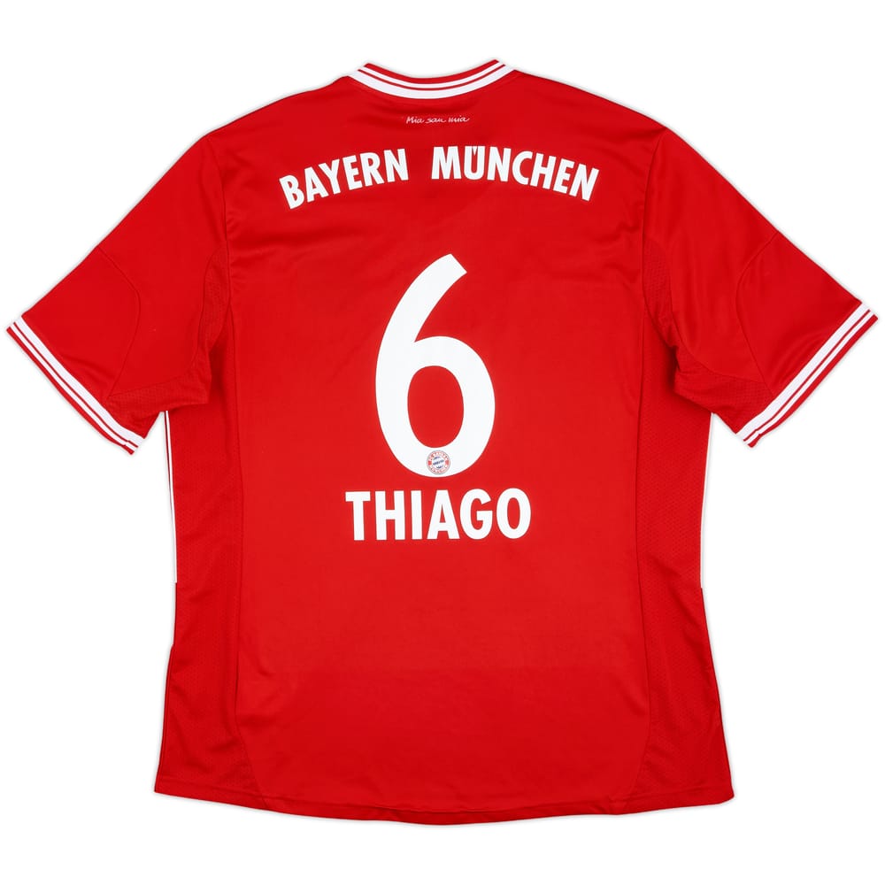 2013-14 Bayern Munich Home Shirt Thiago #6 - 5/10 - (XL)