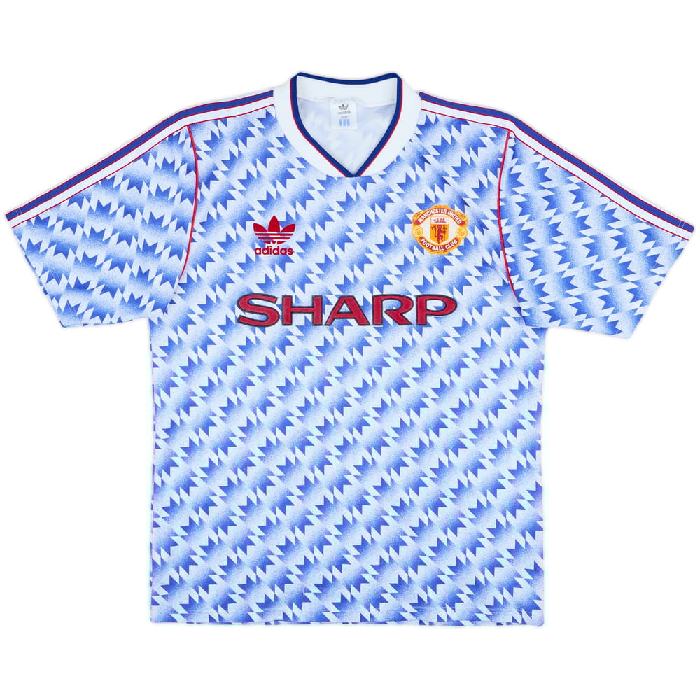 1990-92 Manchester United Away Shirt - 7/10 - (M)