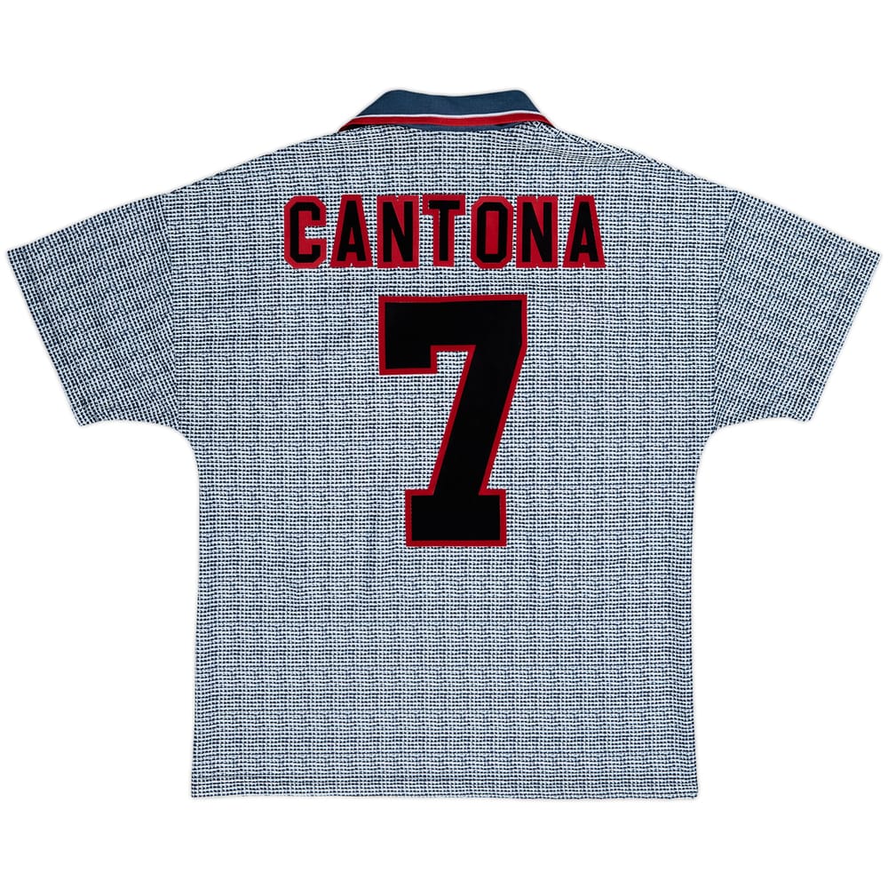 1995-96 Manchester United Away Shirt Cantona #7 - 8/10 - (M)