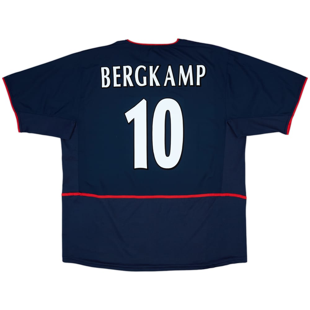 2002-04 Arsenal Away Shirt Bergkamp #10 - 9/10 - (XXL)