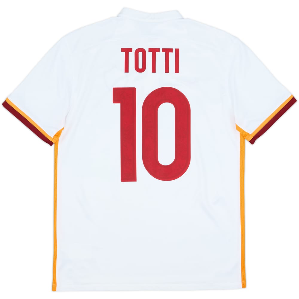 2015-16 Roma Away Shirt Totti #10 - 10/10 - (M)