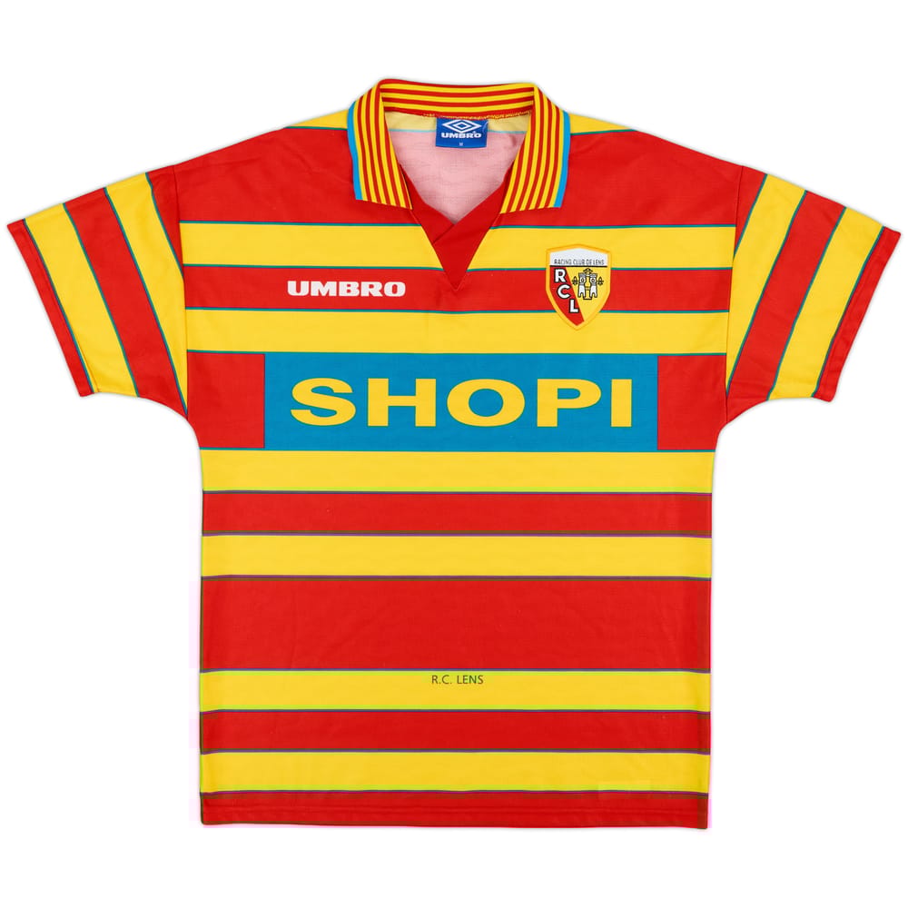 1996-97 Lens Home Shirt - 8/10 - (M)
