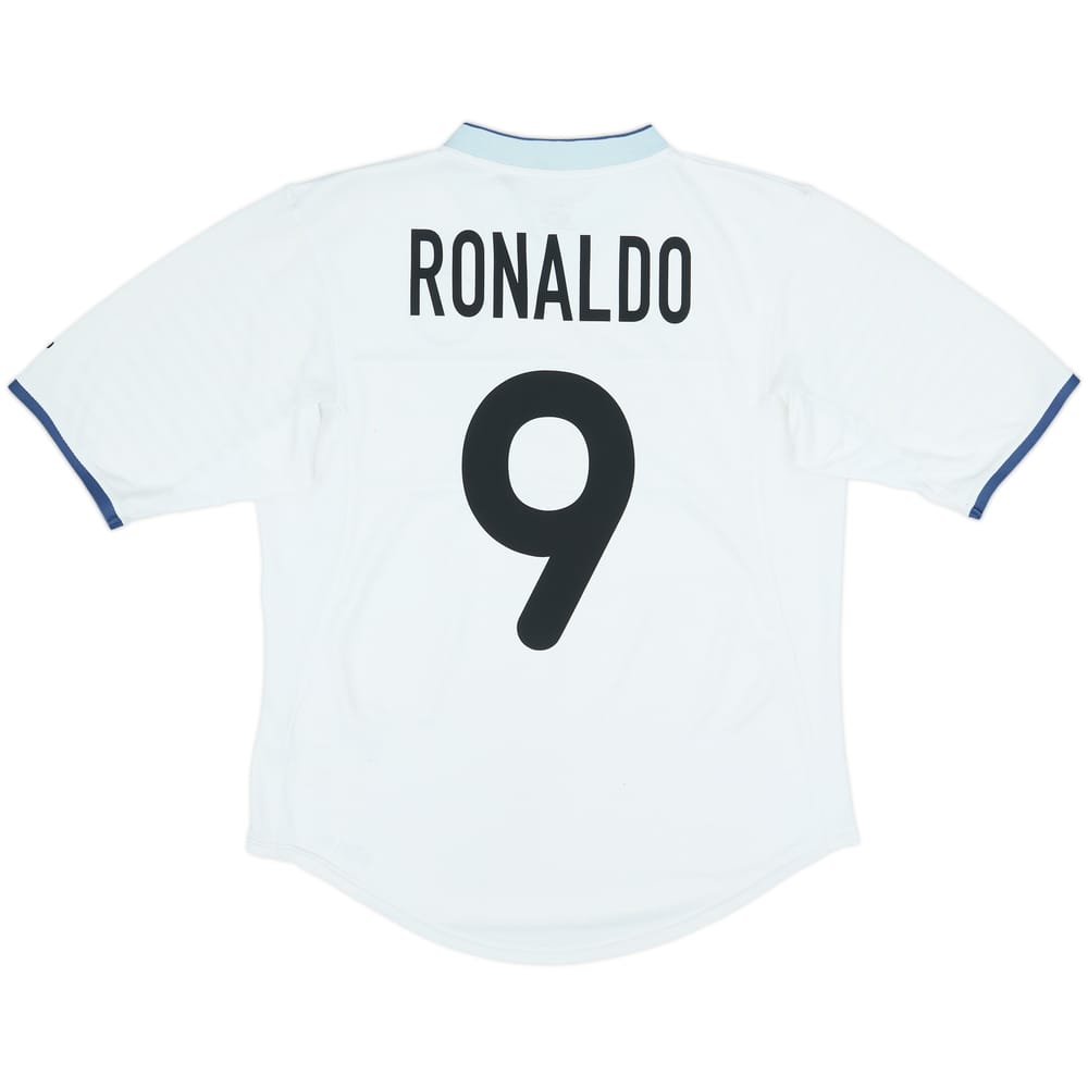 2000-01 Inter Milan Away Shirt Ronaldo #9 - 6/10 - (M)