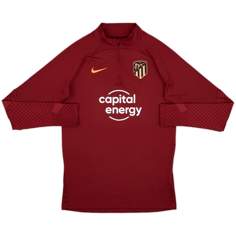 2022-23 Atletico Madrid Nike 1/4 Zip Drill Top - 9/10 - (S)