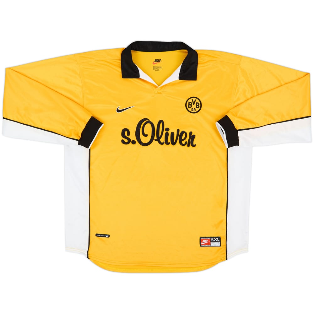 1998-00 Borussia Dortmund Home L/S Shirt - 8/10 - (XXL)