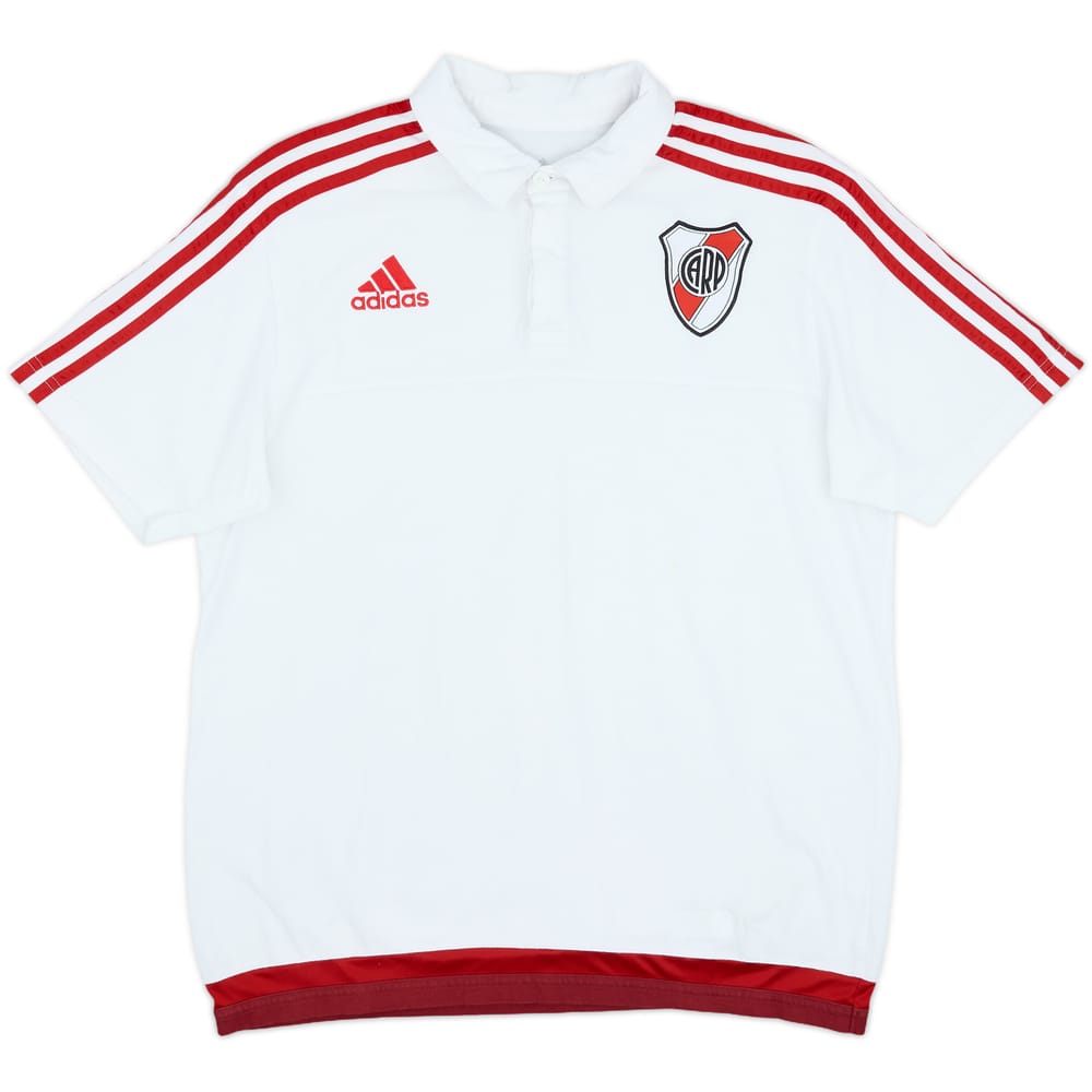2017-18 River Plate adidas Polo Shirt - 7/10 - (M)