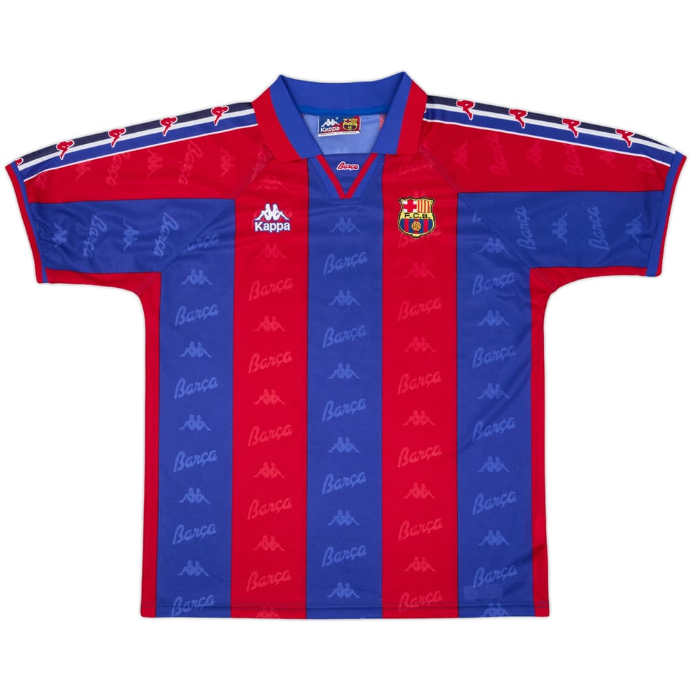 1995-97 Barcelona Home Shirt - 9/10 - (L)