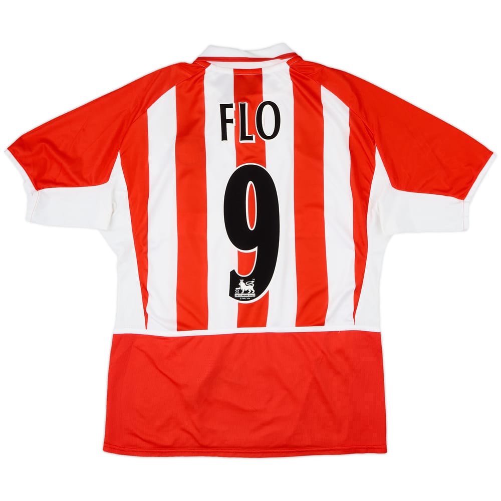 2002-04 Sunderland Home Shirt Flo #9 - 8/10 - (M)