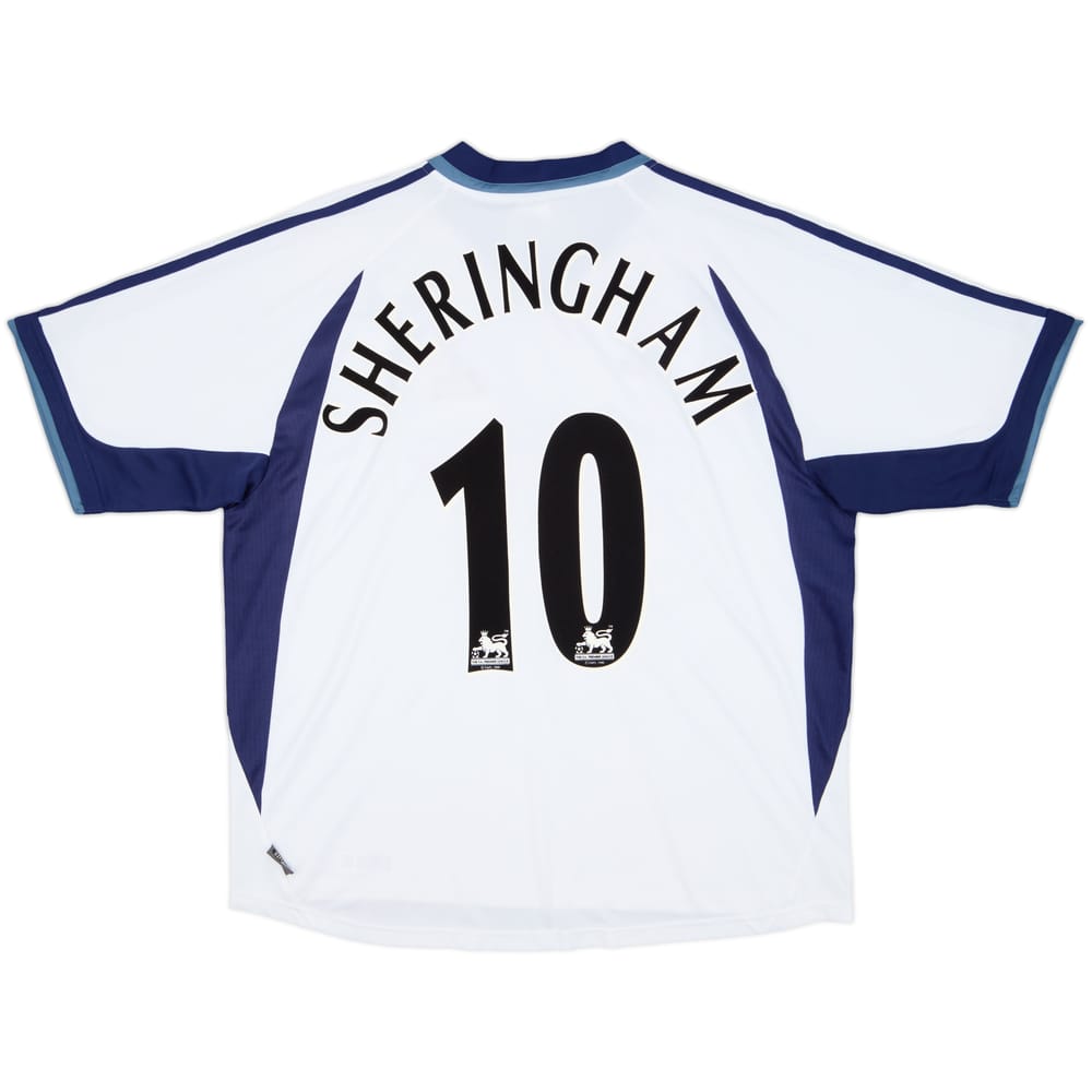 2001-02 Tottenham Home Shirt Sheringham #10 - 8/10 - (XL)