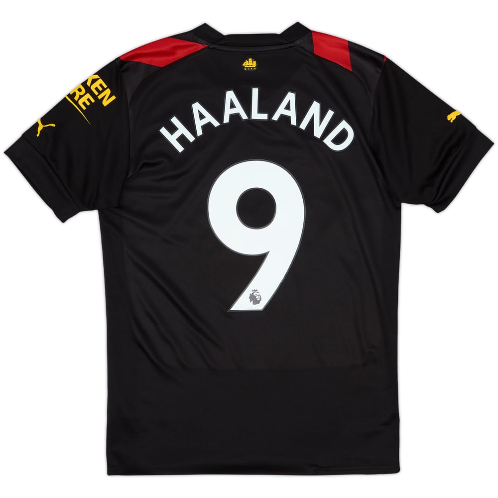 2022-23 Manchester City Away Shirt Haaland #9 - 10/10 - (S)