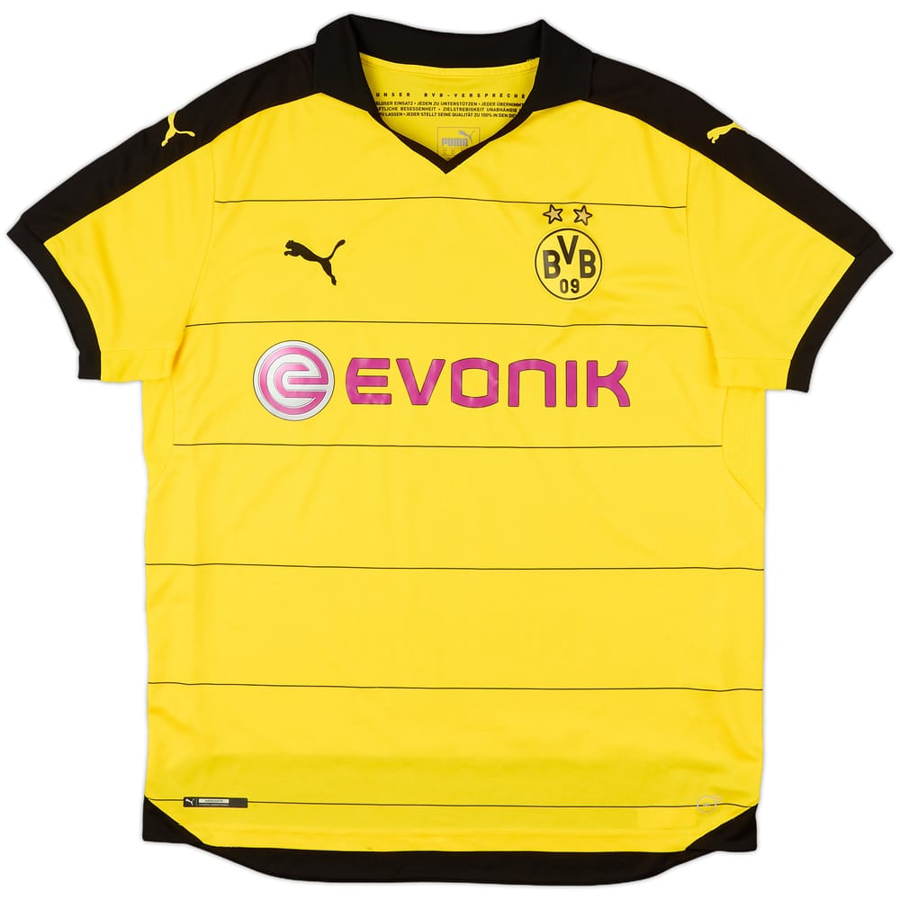 2015-16 Borussia Dortmund Home Shirt - 8/10 - (XL)