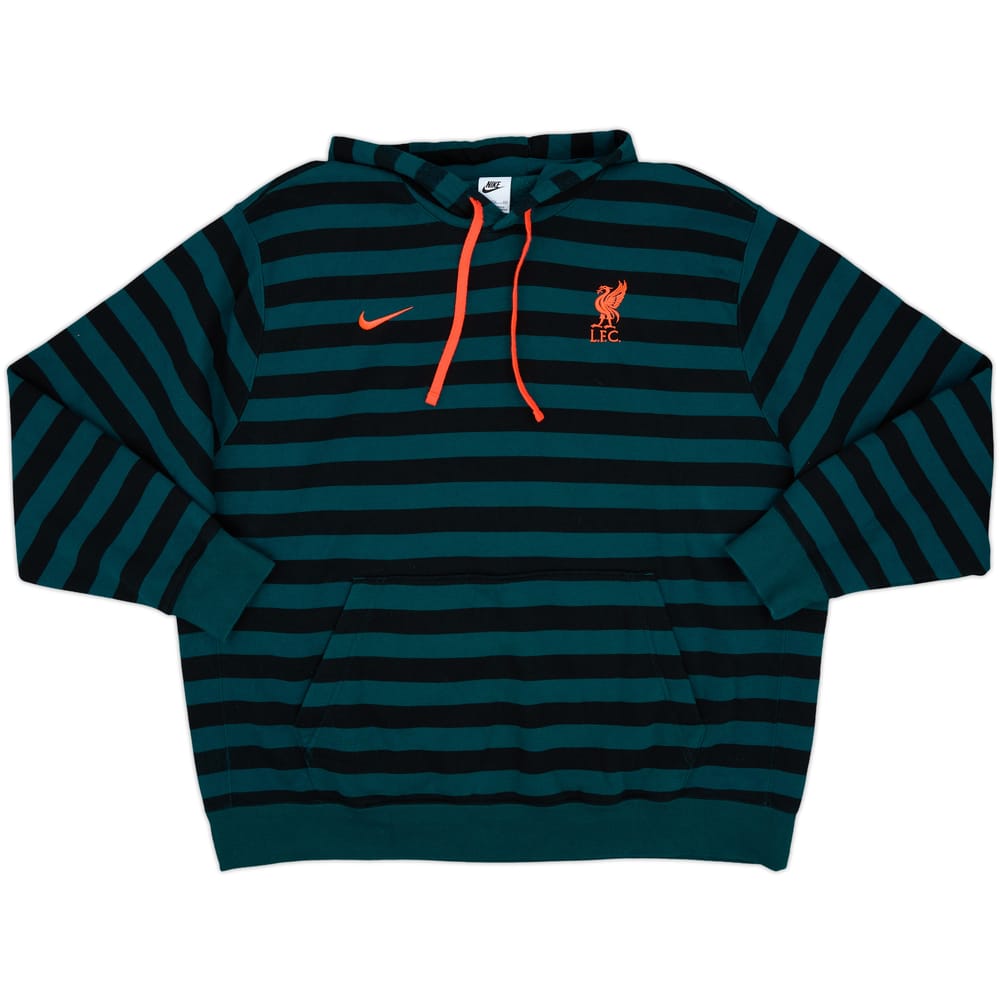 2021-22 Liverpool Nike Hooded Sweat Top - 8/10 - (XXL)