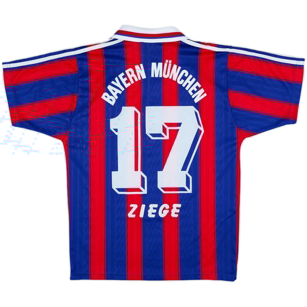 1995-97 Bayern Munich Home Shirt Ziege #17 - 8/10 - (S)