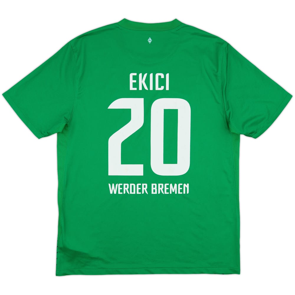 2011-12 Werder Bremen Home Shirt Ekici #20 - 6/10 - (L)